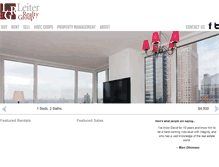 Tablet Screenshot of leiterrealty.com